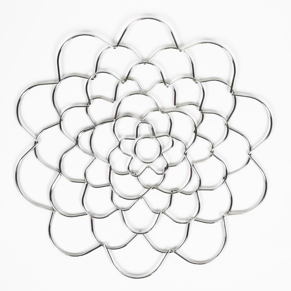 Flower Arrangement Holder Reusable Stainless Steel Floral Frogs for Vase Bouquet Arranger for Home Decor Arranging Tool