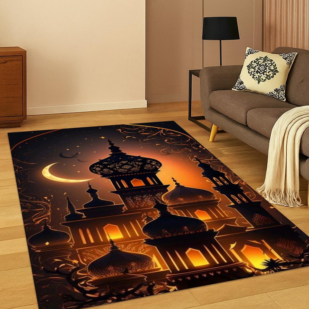 Мусульманский исламский молитвенный ковер, коврик для коленей, коврик для гостиной, дивана, дома, спальни, придверный коврик, кухонный декор, противоскользящий ковер для зонирования, подарок