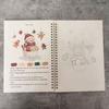 Christmas Watercolor Workbook Beginner-Friendly Art Learning Guide  Gift for Artists