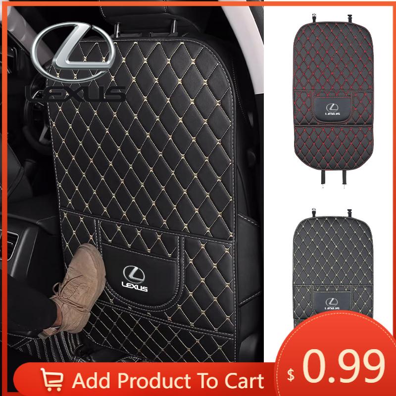 Interior Stickers Car Seat Backrest Anti-kick Pad Anti- Dirt Scratch Mat Auto Interior Accessories For Lexus F SPORT GX460 Ct200