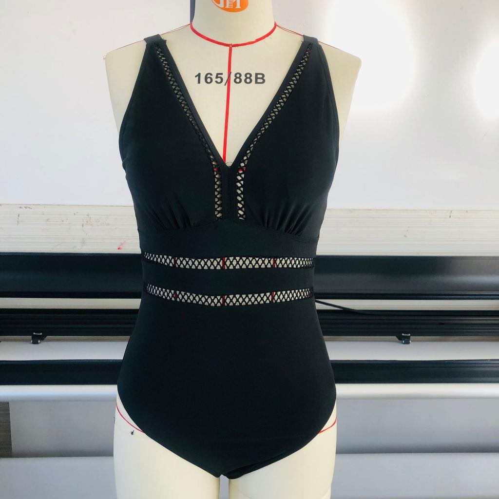 Swimsuit One Piece Large Size Swimwear Women Beachwear Printed Summer Bathing Suit Female 5XL