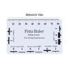 Guitar String Action Gauge Ruler, Guitar Height Gauge, Guitar Set Up Repairing Luthier Tool for Guitar, Ukulele, Banjos