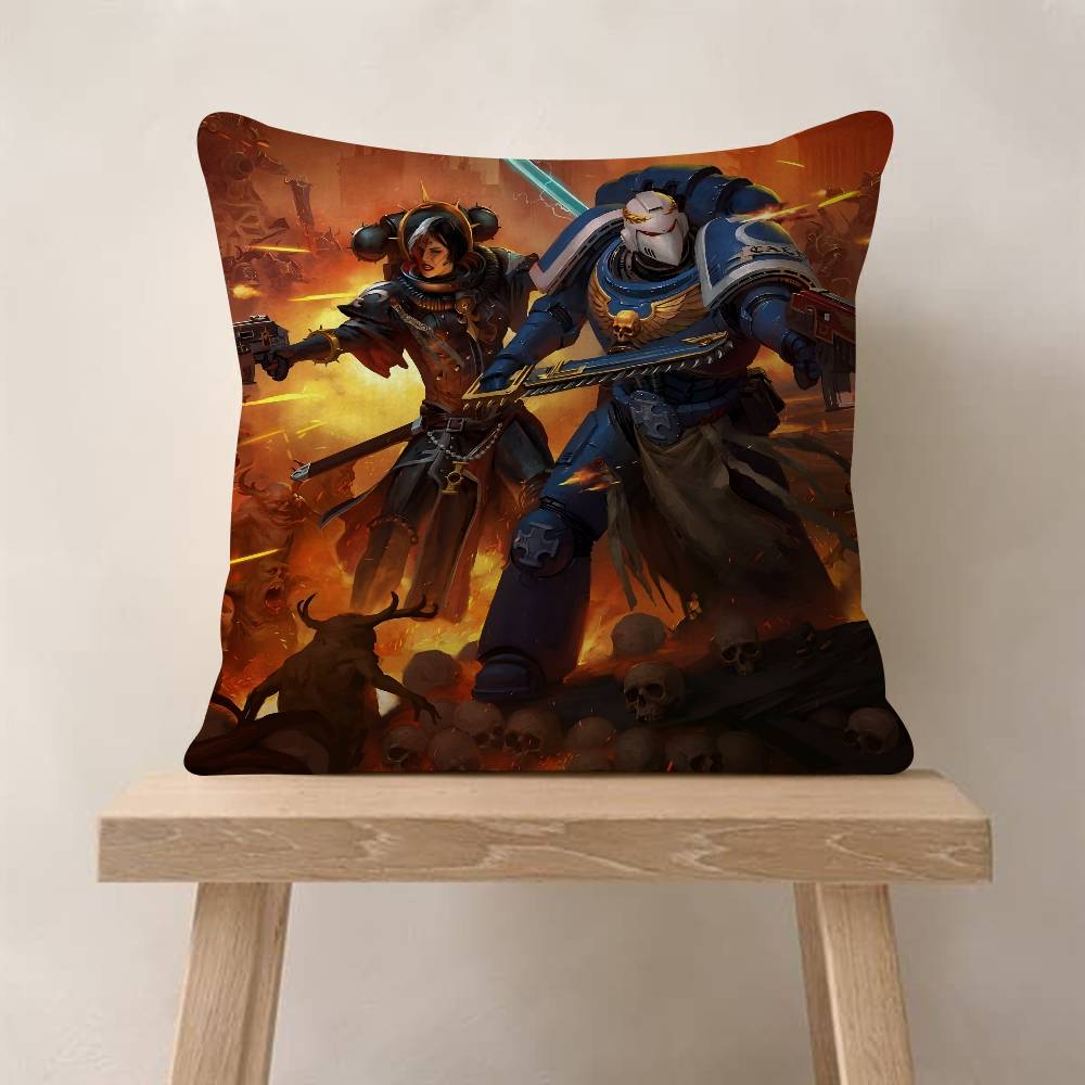 Игровой W-Warhammer-S 40k Персонализированная Наволочка Детская Спальня Декор для Дикой Вечеринки Наволочка Подарок на День Рождения Ребенка
