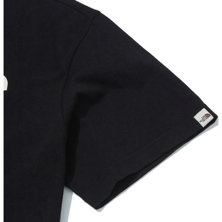 THE NORTH FACE T-Shirts Unisex Black Crew Neck Moderate Straight Fit NT7UM13J