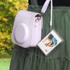 3-Inch Film Clear Photo Storage Box Instant Camera Photo Case For Fujifilm Instax Mini 12/11/9/8/7 With Strap