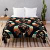 Retro, Vintage, Hip Hop Figure Throw Blanket