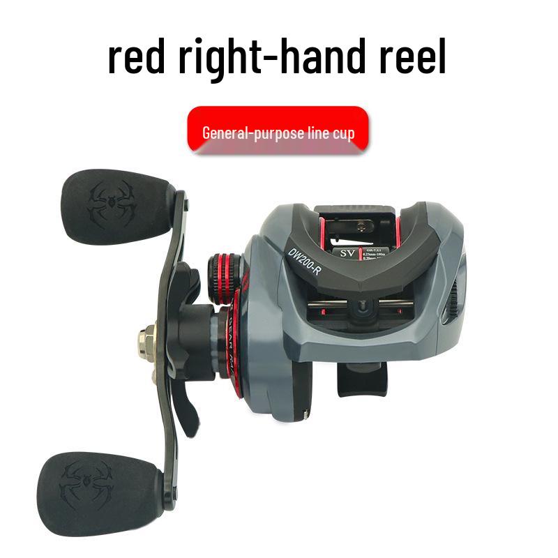 All-Metal Anti-Backlash Baitcasting Reel with Long Cast & Double Brake for Blackfish Lure Fishing