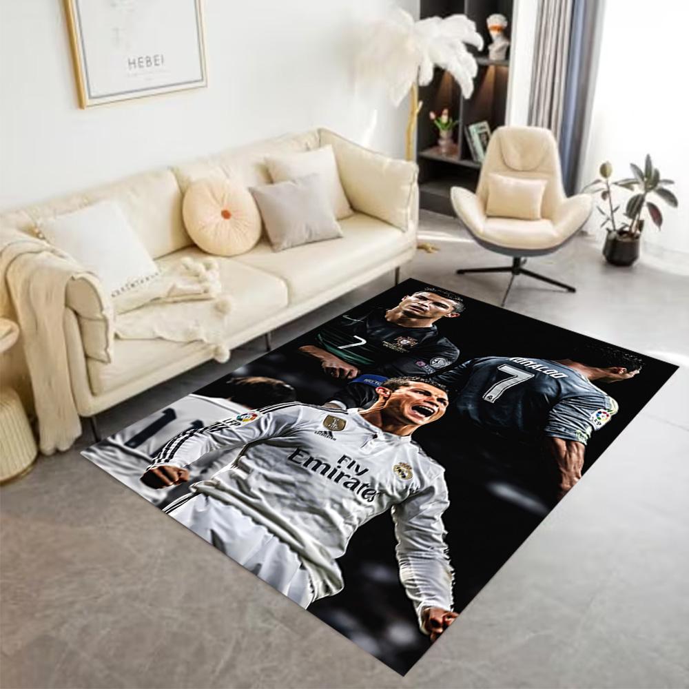 Ronaldo's Juventus Glory Floor Mat Suitable for Entryway Living Rooms Playrooms Dining Room Antislip Carpet Office home decor Spiritual Gift