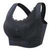 Women Bra Shockproof Hollow Out Back Elastic Push-up Anti-snagging Cross Strap Closure Soft Breathable Padded Wireless Lady Sport Bra