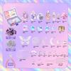 350Pcs/Set DIY Sun Catcher Kit with Rose Flower Butterfly Moon Star Rainbow Maker Fake Crystal
