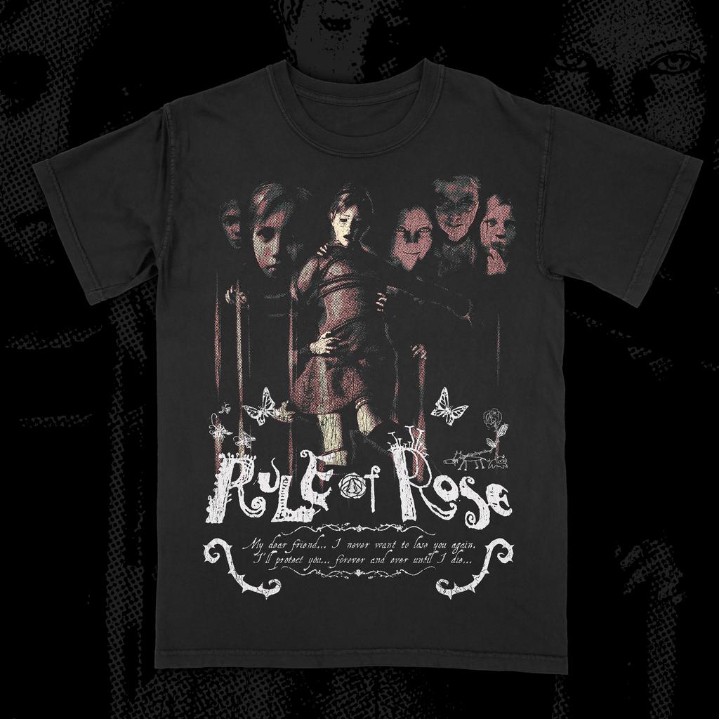 Rule of Rose Футболка Мужская Хоррор Игра Мой Дорогой Друг Графическая Футболка Винтажная Уличная Одежда Короткий Рукав