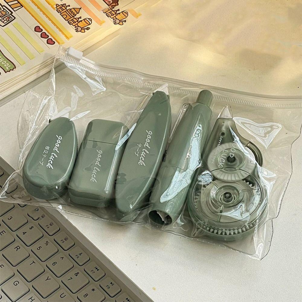 5 шт. Бесшумная корректирующая лента Неповторяющийся градиентный цвет Бесшумное покрытие Лента 36 м Просторная Студенческая корректирующая лента