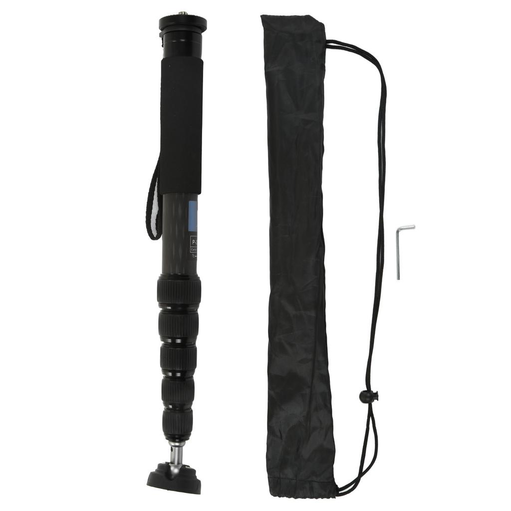 10 Layer Carbon Fiber Monopod Portable 6 Section Telescopic SLR Camera Monopod Maximum Stretched