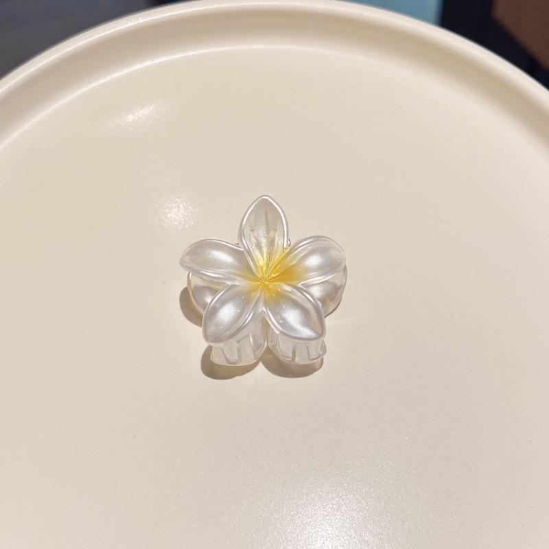Plumeria Candy Color Fairy Hair Clip - Elegant Shark Clip Accessory