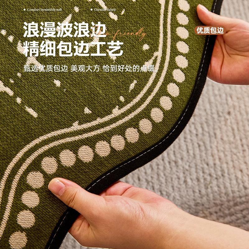 Straight Three-Person Special-Shaped Sofa Cushion Universal In All Seasons  New High-End Autumn And Winter Leather Seat Cushion Cover Cloth Towel