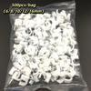 500pcs/bag Steel Nail Steel Nail Wire Clips Round Design Compact Size Round Cable Fasteners Wall Mounted Sturdy Material