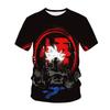 Summer  Animation Anime Men's and Women's Summer Casual Clothes Wukong Top 3D T-shirt