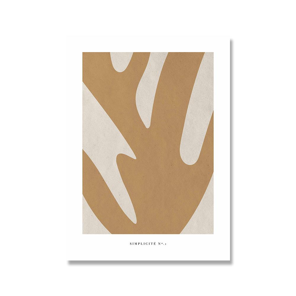 Абстрактные линии лица Галерея искусства Постер Бежевый Черный Холст Картина Модные Бохо Картины Декор Стены Комнаты Интерьер Украшения Дома