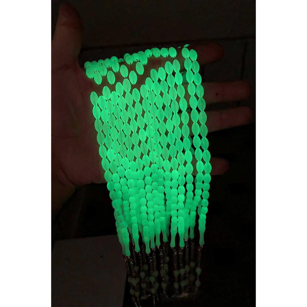 Тонкие элегантные бусины-хайлайтер «кошачий глаз»