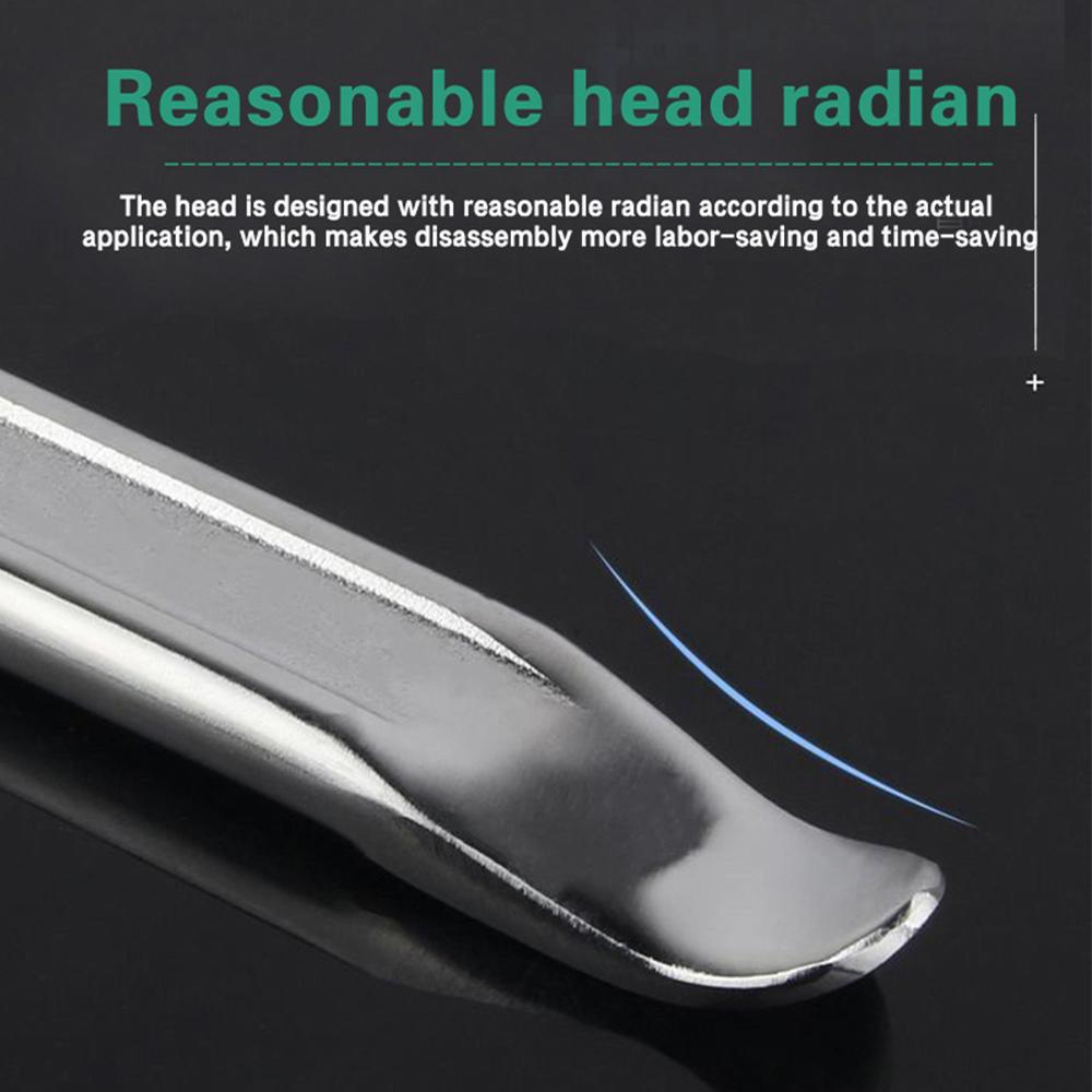 Ложка для шиномонтажа, металлическая ложка для автомобильных шин, железный рычаг для снятия обода, приспособление для ремонта велосипедных и автомобильных аксессуаров, приспособление для смены инструментов Q4U3