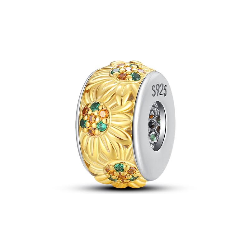 Spring 925 Silver Color Sakura Butterfly Flowers Charms Beads Fit Diy 925 Original Bracelets Fine DIY Jewelry Birthday Gifts