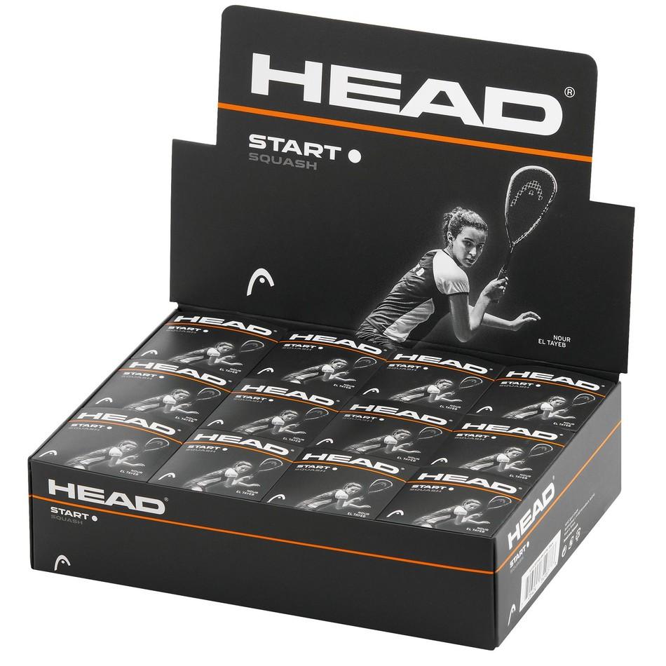 Head Start Single Dot Squash Balls (Pack of 12)