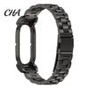 Flexible Adjustment Watch Loop Stainless Steel Strap for Fitbit Air Band, Adjustable Replacement Magnetic Arm Band Bands, Breathable Anti-Sweat Metal