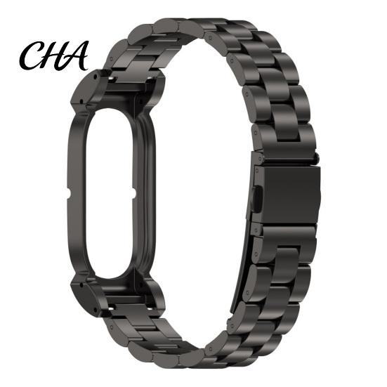 Flexible Adjustment Watch Loop Stainless Steel Strap for Fitbit Air Band, Adjustable Replacement Magnetic Arm Band Bands, Breathable Anti-Sweat Metal