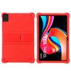 Для TCL Tab 10L Gen2 10,1 дюймов, кожа, 4 угла, противоударные подушки безопасности TCL 8496A, мягкая силиконовая регулируемая подставка, точный чехол