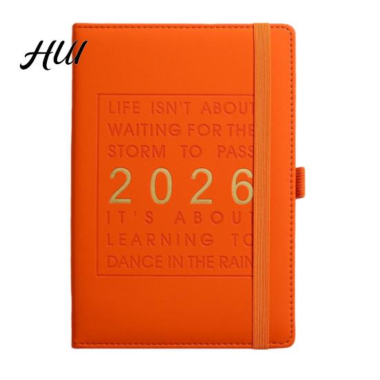 2026 Agenda Planner Weekly Daily Productivity Notebook with Monthly And Layout Hardcover Organizer for Work School Highlighted Holidays