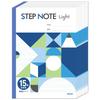 Блокнот для учебы Sakura Step Note Light B5 Легкий Для изучения английского В линейку 15 строк Синий Набор из 10 Cray-Pas NL194(10)