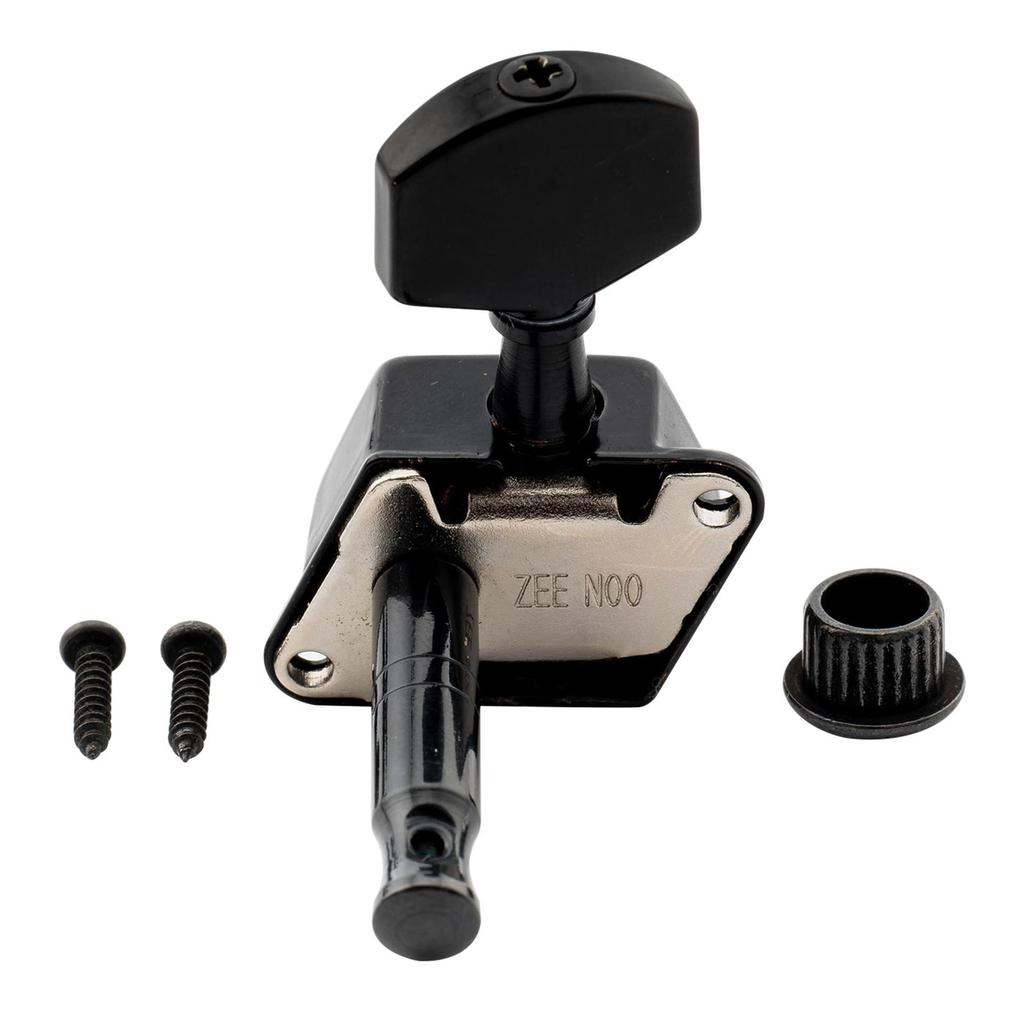 Musiclily Pro Guitar Tuners for Electric Black 6-Piece Strat/Telecaster Guitars,