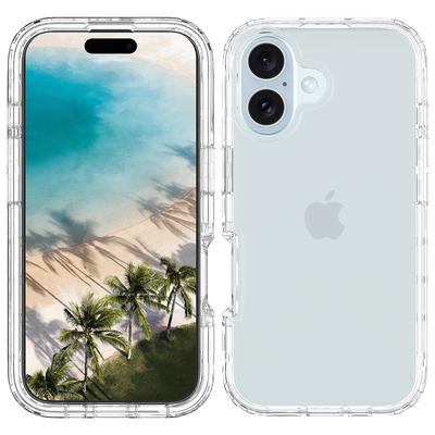 Чехол для iPhone 16 Ударопрочный Гибридный чехол из ТПУ+ПК