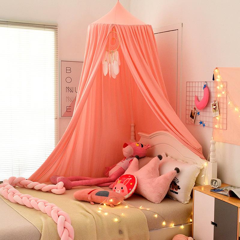 Dome Canopy Mosquito Net for Kids - Ins Style Hanging Tree House Tent Bed Curtain Play Shelter