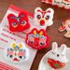 Dancing Lion Spring Festival Pin Lucky Chinese Style Pin Exquisite Lion Dance Brooch  Girl
