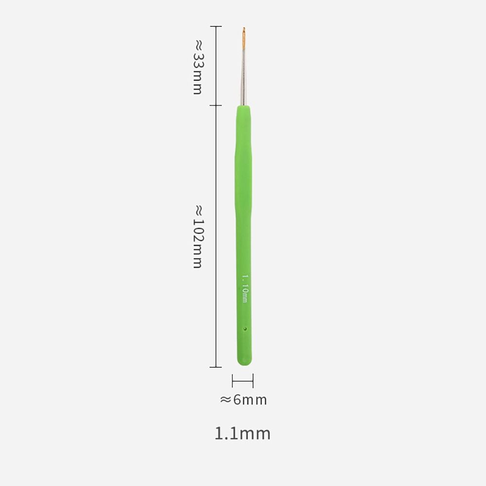 New Rubber Handle Knitting Needles Long Multisize Crocheting Hooks Crocheting Needles Scarf