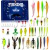 Смешанный набор для рыбалки для морской форели, морского окуня, лосося