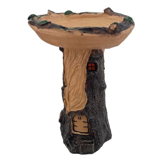 Кормушка для садовых птиц, полимерная статуэтка, уличная, для патио, двора, лужайки, отдельно стоящая, фея