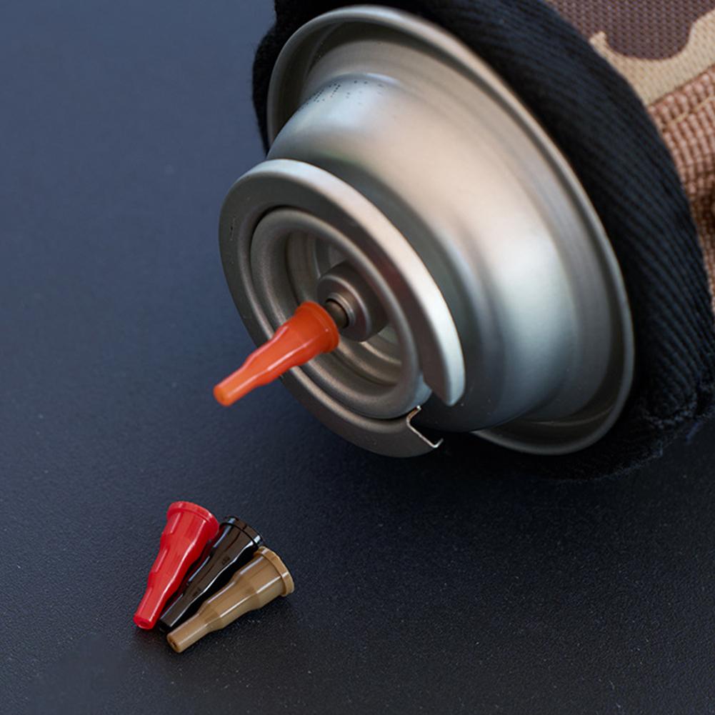 10 шт. Газовый соединитель для сопла, многоразовый адаптер для газового баллона с бутановой кассетой, универсальный преобразователь бутанового газа для зажигалки