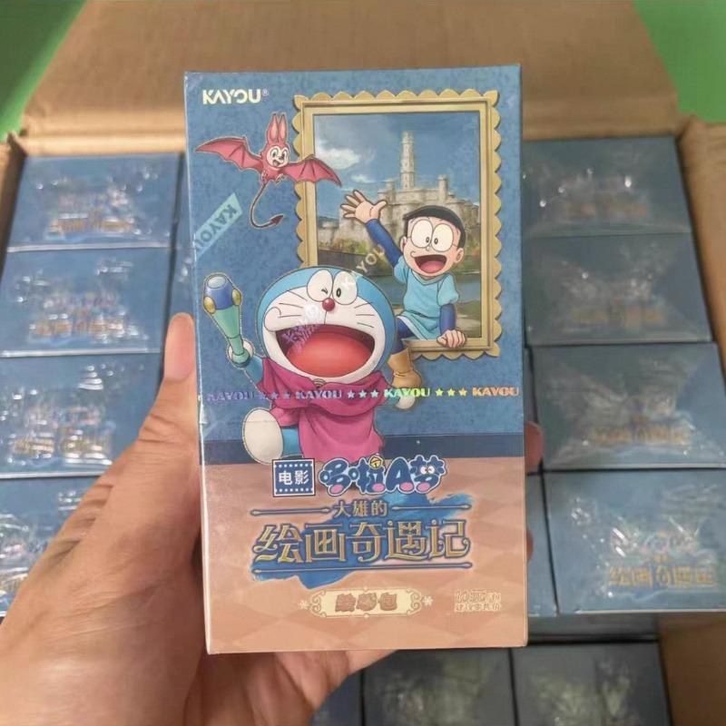 Genuine Doraemon Cards Nobita's Art World Tales HuiYing Package Animation Cartoon Collection Peripheral Toy Gift