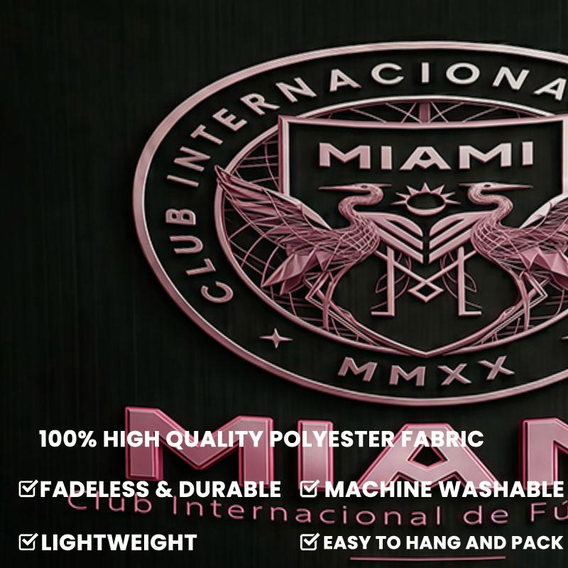 Inter Miami CF Wall Tapestry Aesthetic Wall Hanging Printed Fabric Blanket Decorative Tapestries for Bedroom Living Room Home Decor
