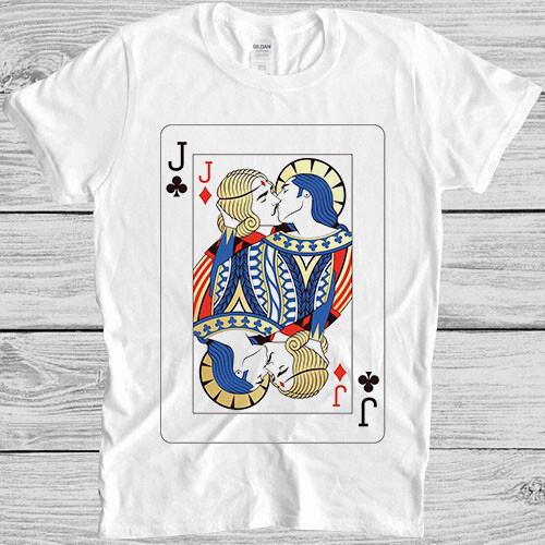 Jack Playing Card Super Cool GAY Pride Funny Meme Gift Tee T Shirt M1174