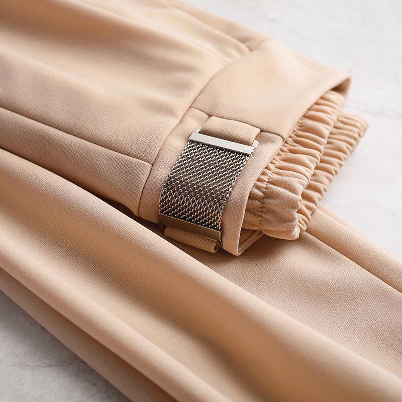 Женские однотонные элегантные брюки длиной до щиколотки, офисные женские узкие шикарные брюки, женские повседневные модные брюки