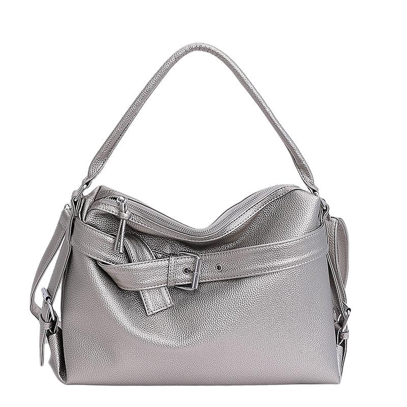 Сумка-тоут женская большой вместимости плиссированная ленивая сумка подмышку Spice girl локомотивная сумка через плечо женская повседневная модная женская сумка