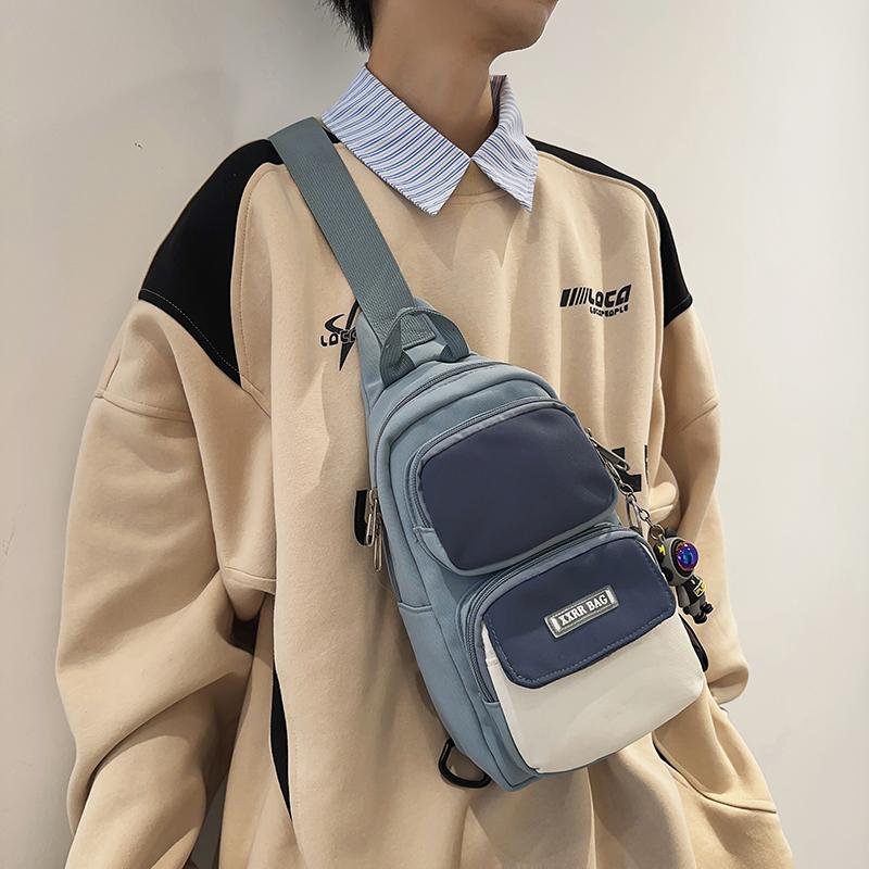 Нагрудная сумка мужская сумка через плечо спортивная студенческая сумка через плечо мужской маленький рюкзак