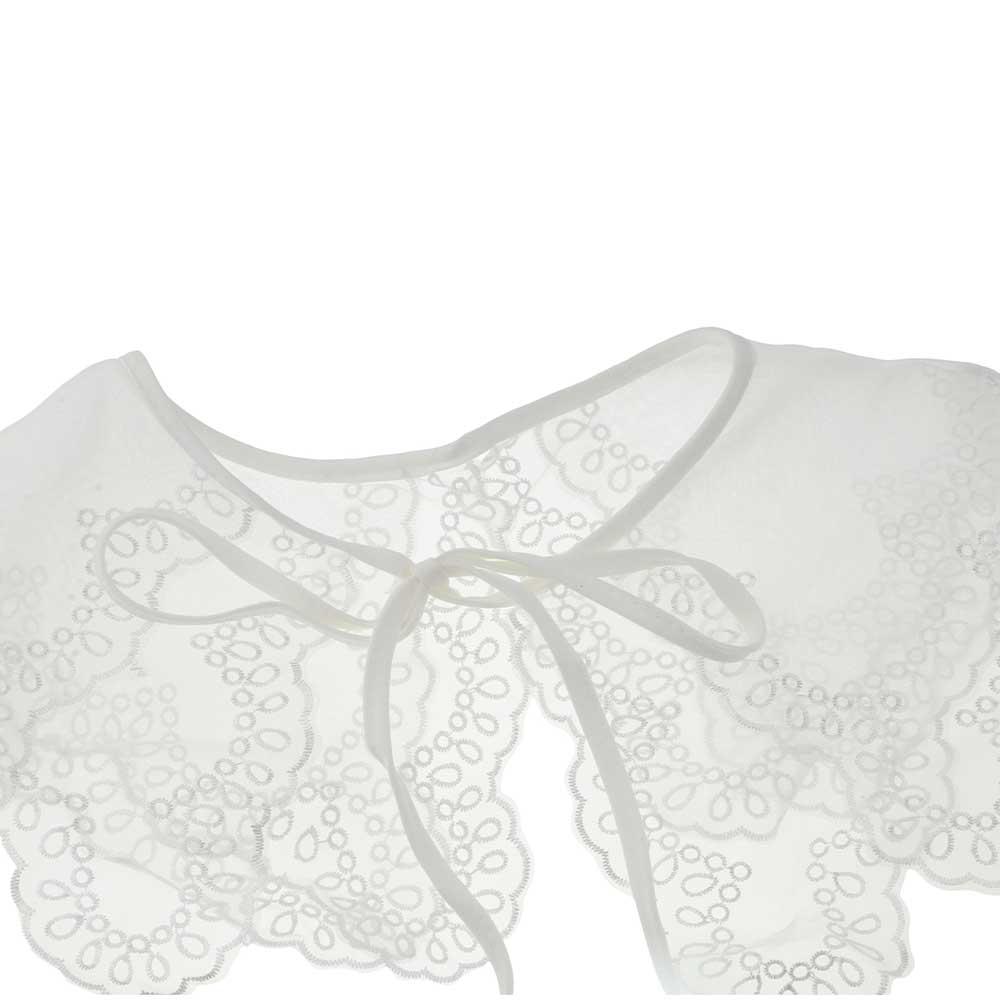 Cotton Lace Hollow Girl Shawl For Women Apparel Sewing Lace Neckline Clothing Decoration Fake Collar