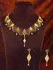 Позолоченный набор ручной работы - Золотое ожерелье из бисера с серьгами для женщин