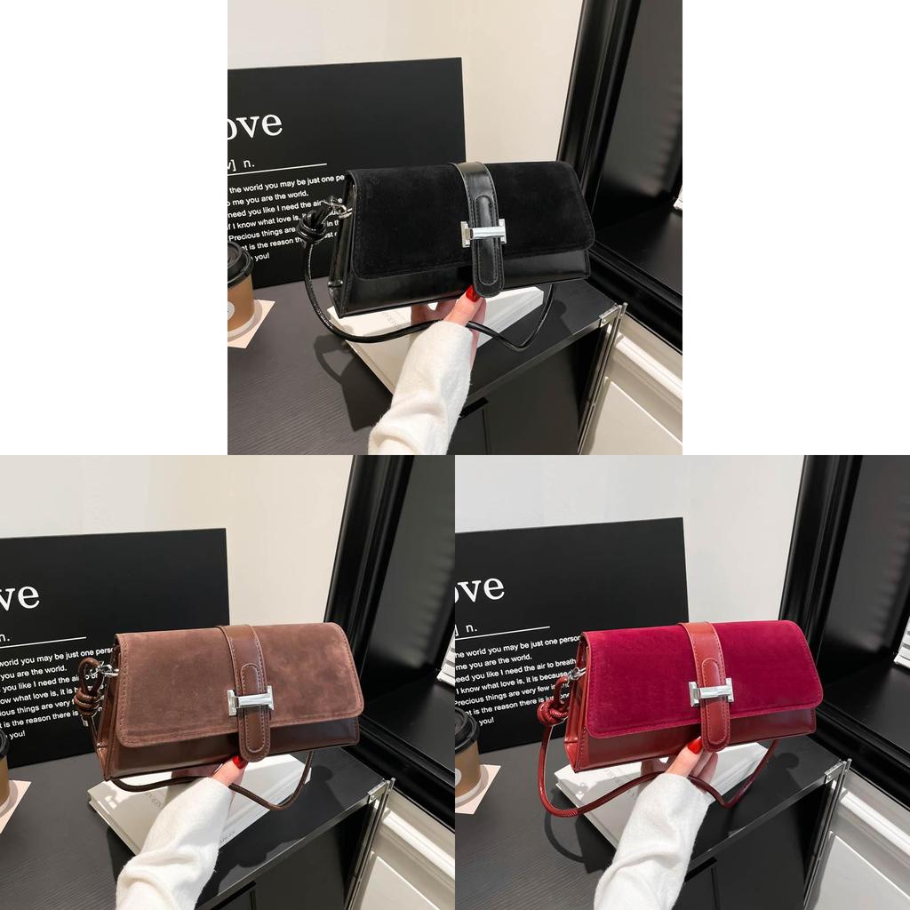 Fashion Minimalist Pu Shoulder Bag For Women Street Style Small Crossbody Purse