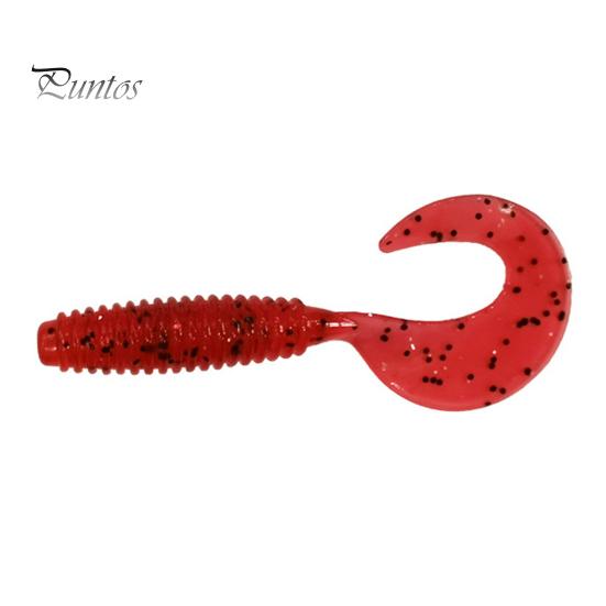 20/30/50 шт. 3/4/5/6/7 см мягкая приманка для червей красочная силиконовая вьющаяся рыболовная приманка с вьющимся хвостом пресноводная соленая вода универсальные рыболовные принадлежности для окуня