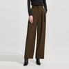 Women's Autumn/Winter 3D Cut Wide-Leg Trousers